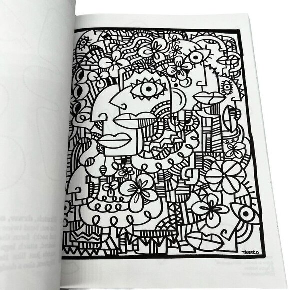The Outside The Lines Collection Artists Coloring Book For Giant Imaginations By - Picture 4 of 16